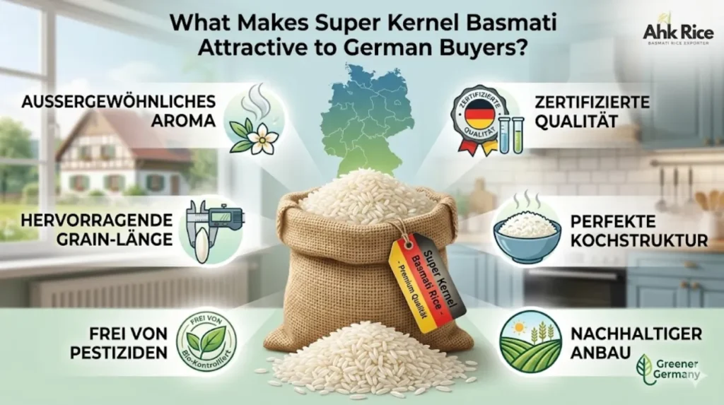 Key Features of Pakistani Super Kernel Basmati Preferred by German Buyers