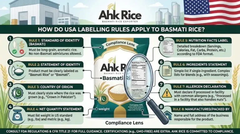 What Labelling Rules Apply to Basmati Rice Sold in the USA
