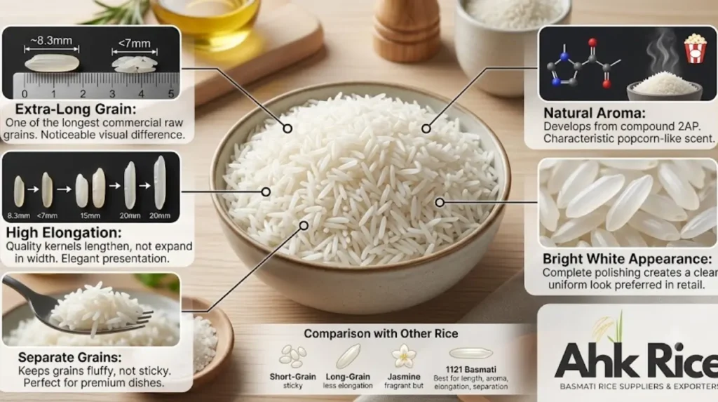 What Makes 1121 White Basmati Rice Different from Other Rice Varieties?