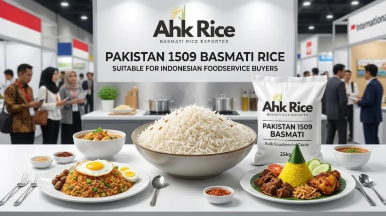 What Makes Pakistan 1509 Basmati Rice Suitable for Indonesian Foodservice Buyers