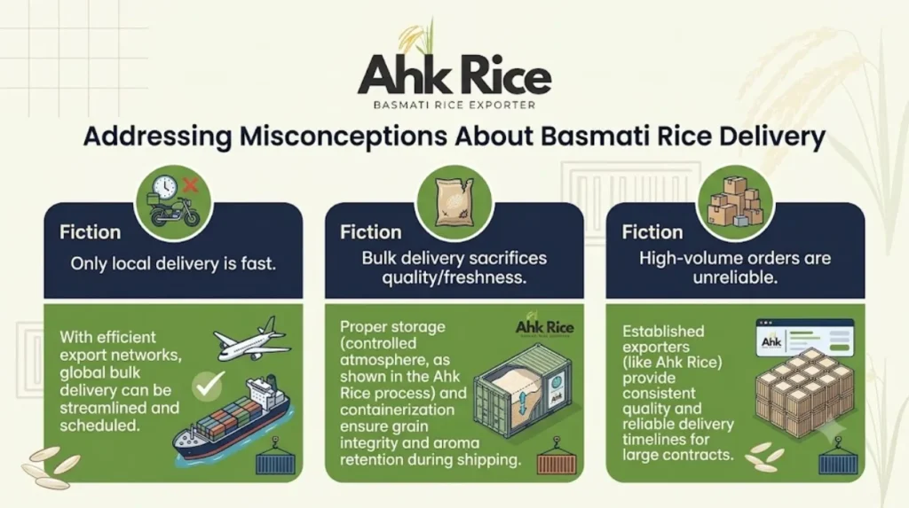 How Are Basmati Rice Delivery Timelines Calculated for UAE Importers?