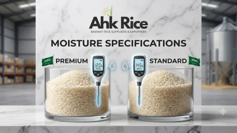 What Moisture Specifications Differentiate Premium and Standard Pakistan Rice for Saudi Arabia?