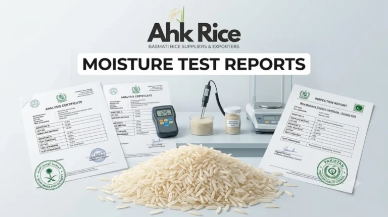 What Moisture Test Reports Do Saudi Arabian Rice Importers Request from Pakistan Suppliers?