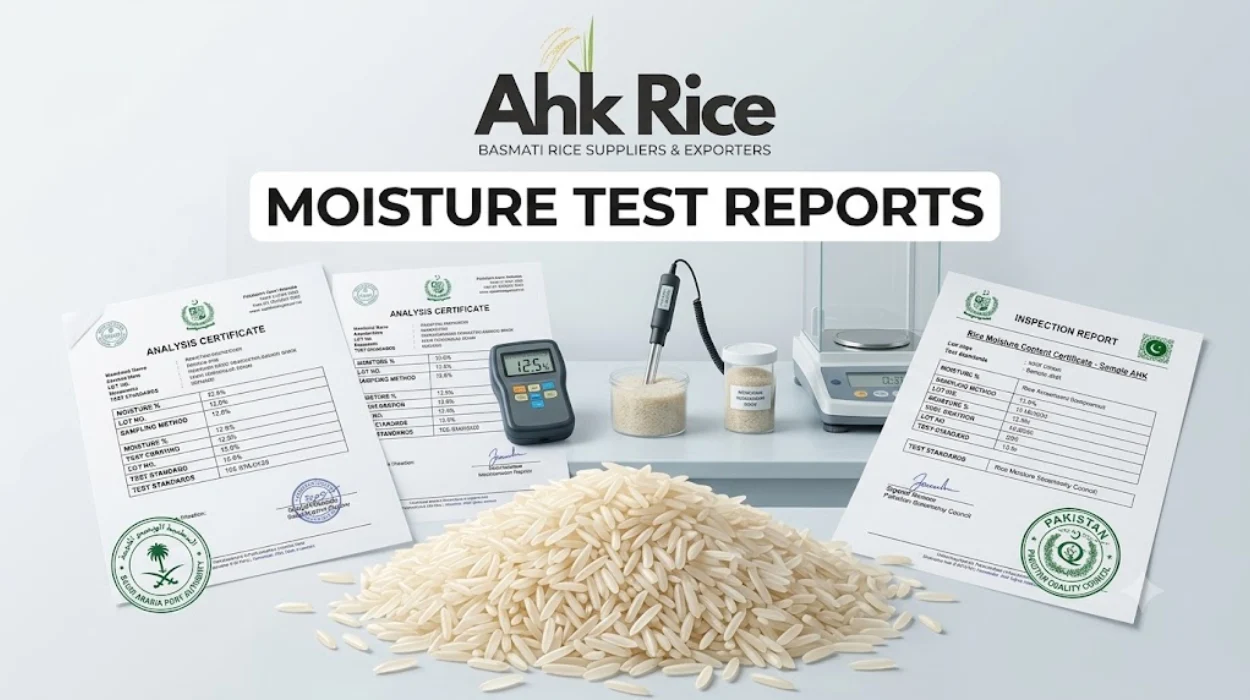 What Moisture Test Reports Do Saudi Arabian Rice Importers Request from Pakistan Suppliers?