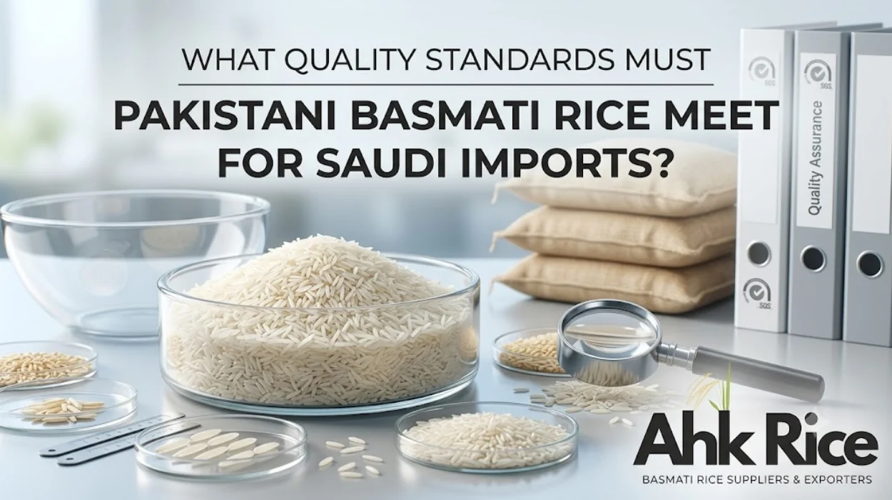 What Quality Standards Must Pakistani Basmati Rice Meet for Saudi Imports