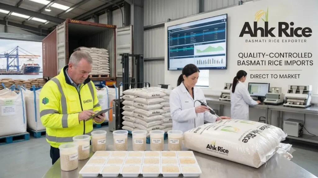 Import Quality-Controlled Pakistani Basmati Rice into Northern Ireland