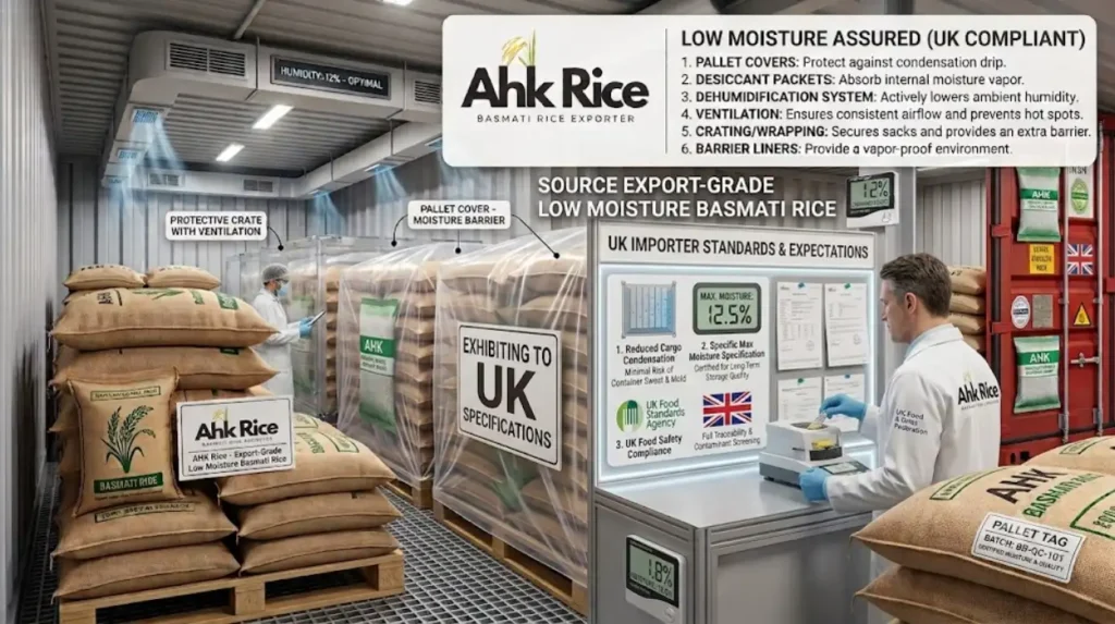Source Export-Grade Low Moisture Basmati Rice for UK Importers