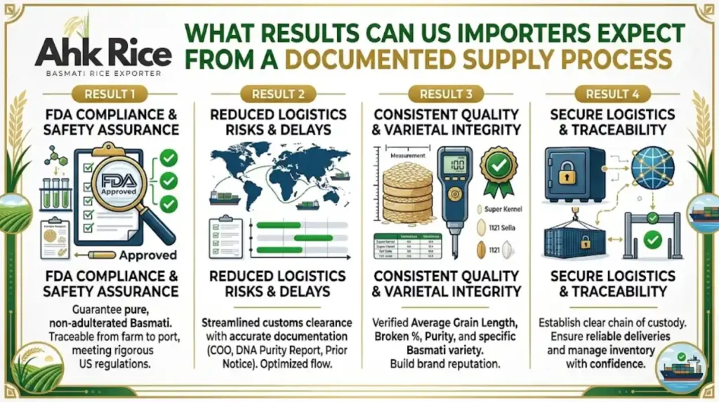 Import FDA-Compliant Pakistani Basmati Rice with Complete Supplier Documentation from AHK Rice