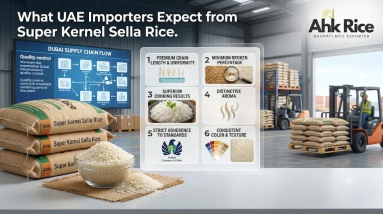 What UAE Importers Expect from Super Kernel Sella Rice Suppliers