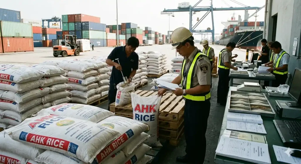 What are common problems and misconceptions about rice import regulations?