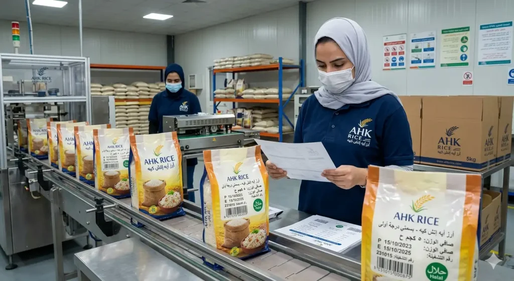What are common problems and misconceptions in rice packaging and SFDA labeling?