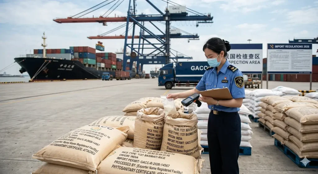 What are rice import regulations in China in 2026?