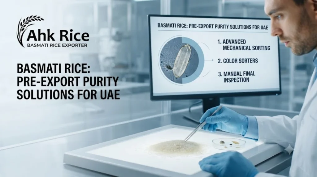 Import Pakistan Basmati Rice with Verified Foreign Matter Analysis into the UAE