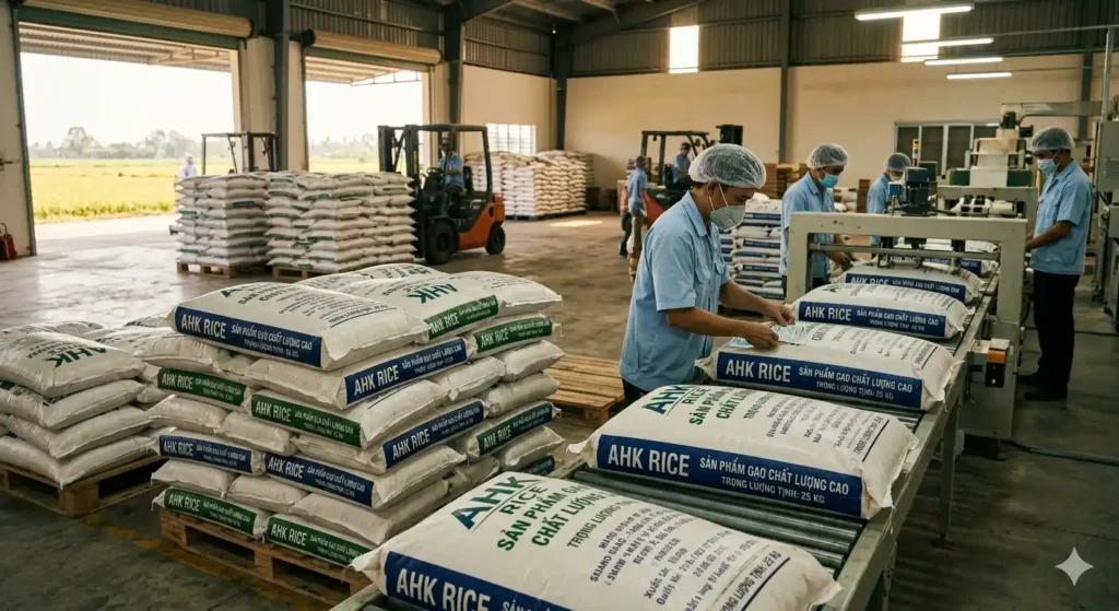 What misconceptions exist about rice packaging for Vietnam?