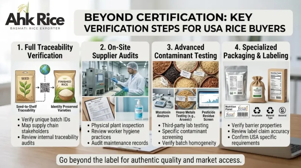 ISO 22000, HACCP, BRCGS and SQF Explained for USA Rice Buyers