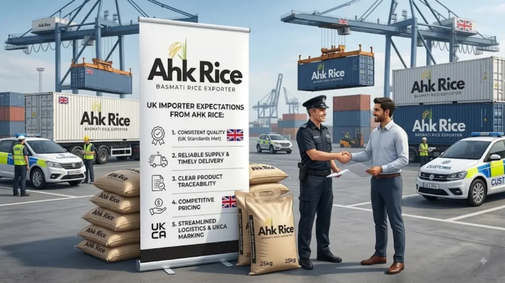 Import UK-Compliant Packaged Basmati Rice from AHK Rice