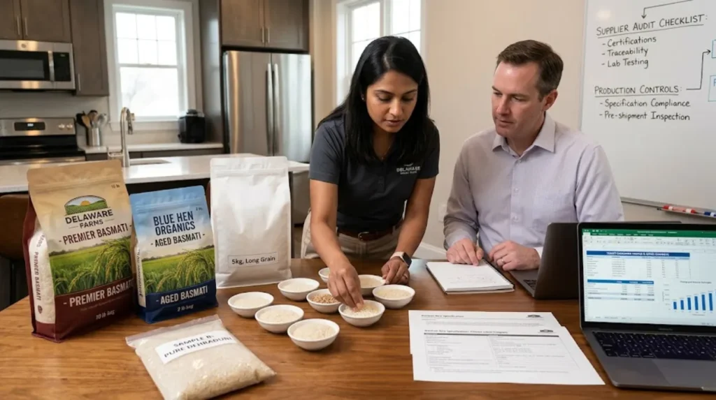 What should Delaware brands understand before launching private label Basmati rice?