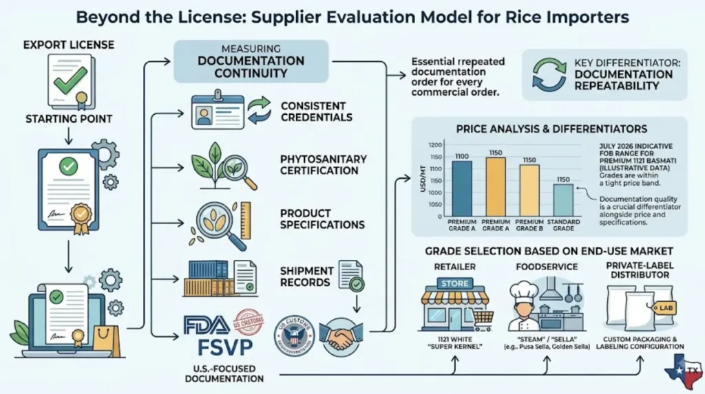 What should buyers conclude before approving a Pakistani rice exporter?