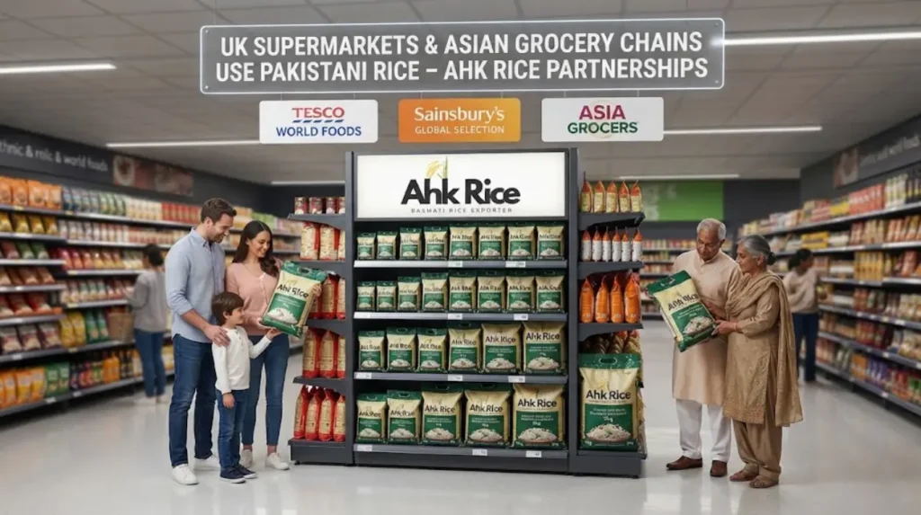 How UK Supermarkets and Asian Grocery Chains Source Rice from Pakistan