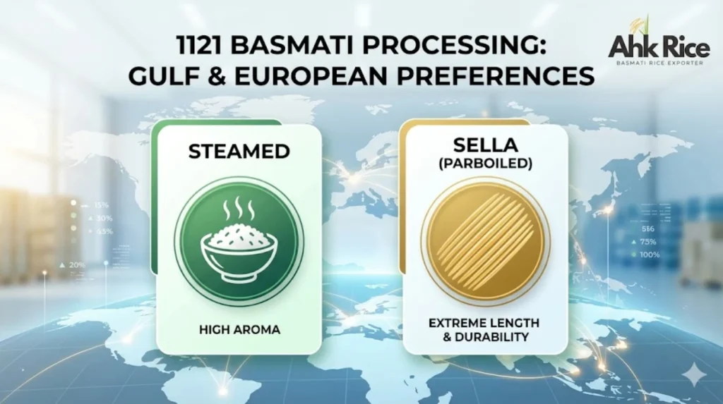 Best 1121 Basmati Rice Grade for Gulf and European Buyers