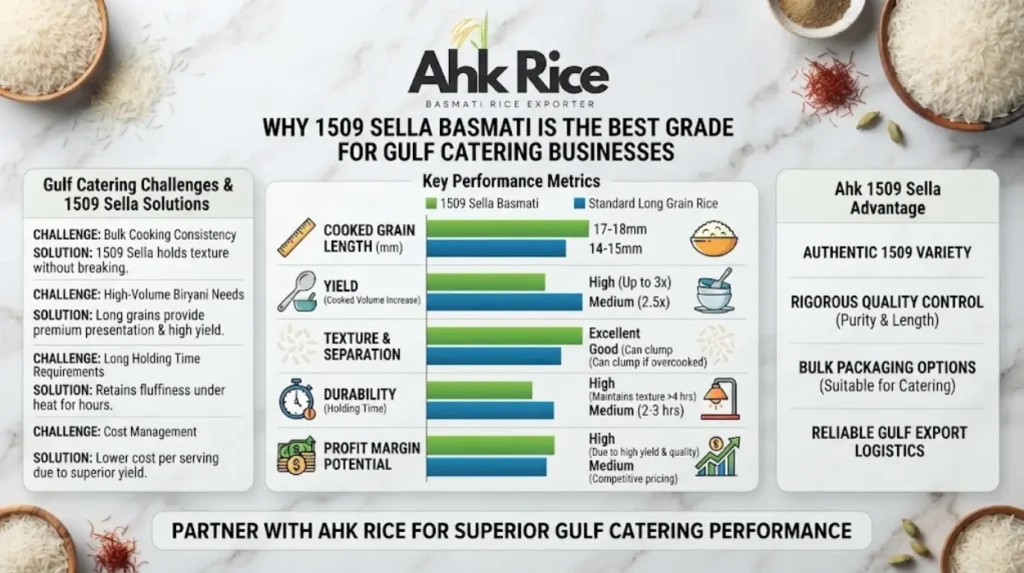 Best 1509 Rice Grade for Catering Businesses