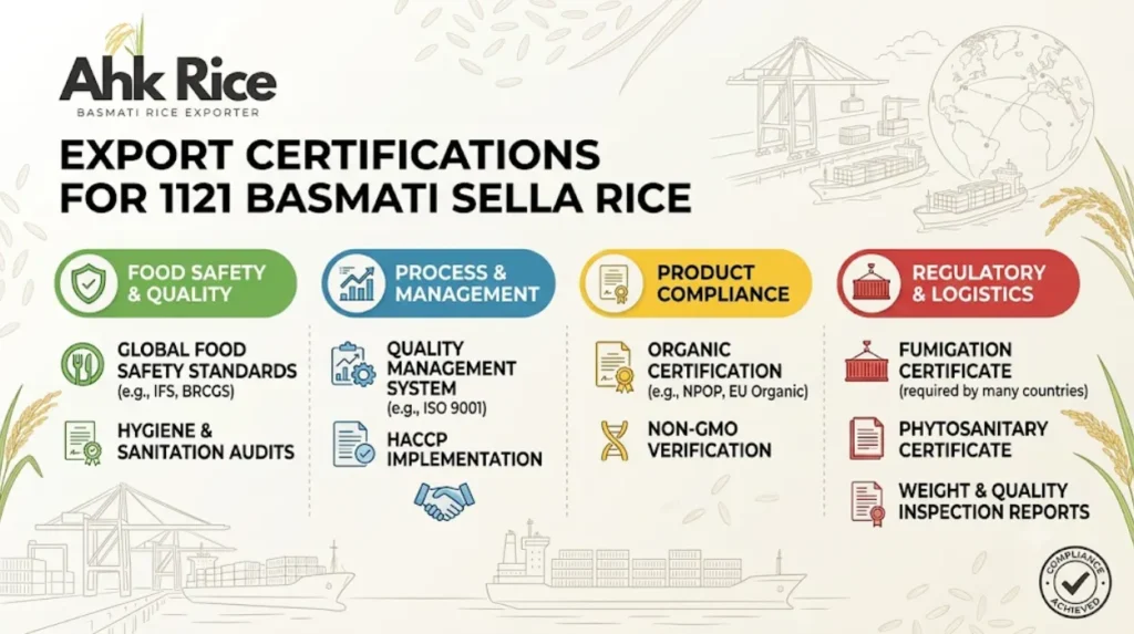 1121 Basmati Sella Rice Export Pricing Guide for UAE Rice Importers