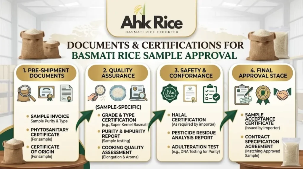 How Does Basmati Rice Sample Approval Work Before a Bulk Import?