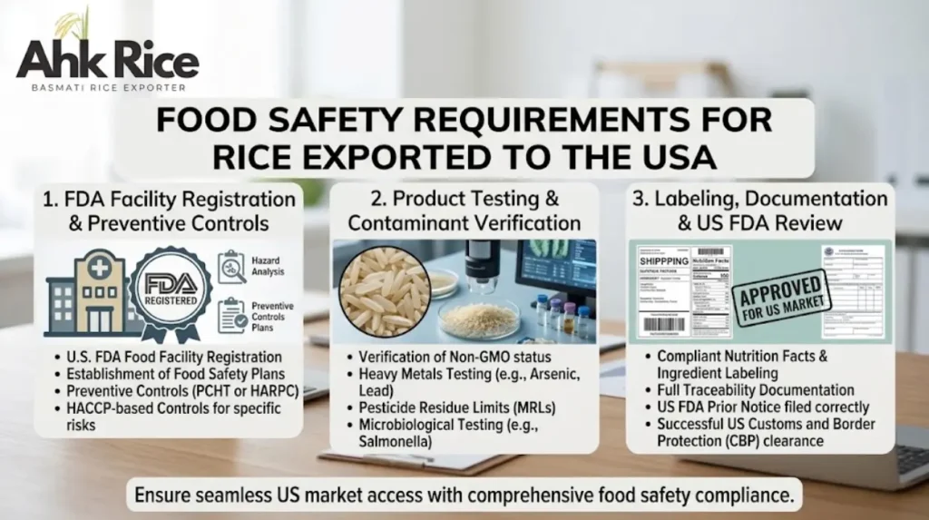 Which Food Safety Certifications Should a Basmati Rice Exporter Have?