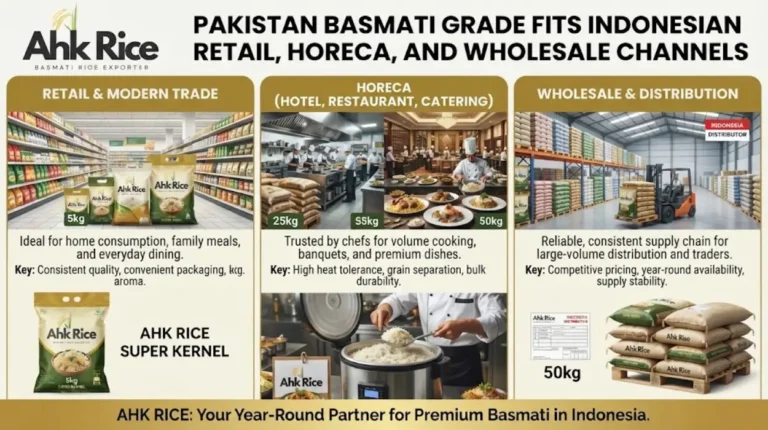 Which Pakistan Basmati Grade Fits Indonesian Retail, HORECA, and Wholesale Channels