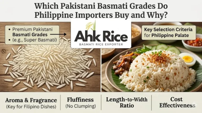 Which Pakistani Basmati Grades Do Philippine Importers Buy and Why