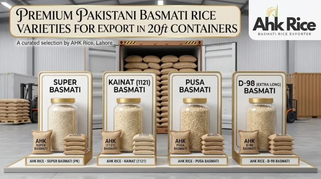 How Many Pounds of Basmati Rice Fit in a 20ft Container?