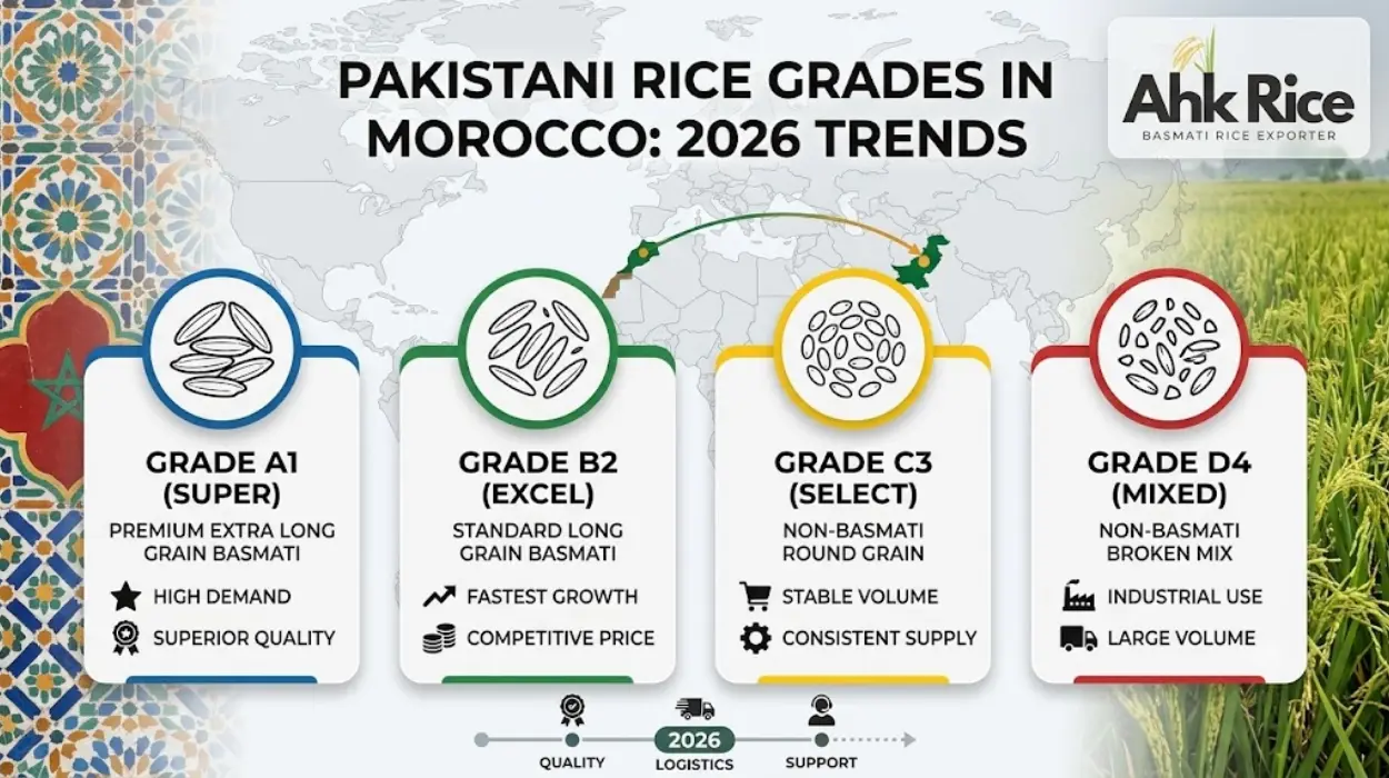 Which Pakistani Rice Grades Are Gaining Traction in the Moroccan Market