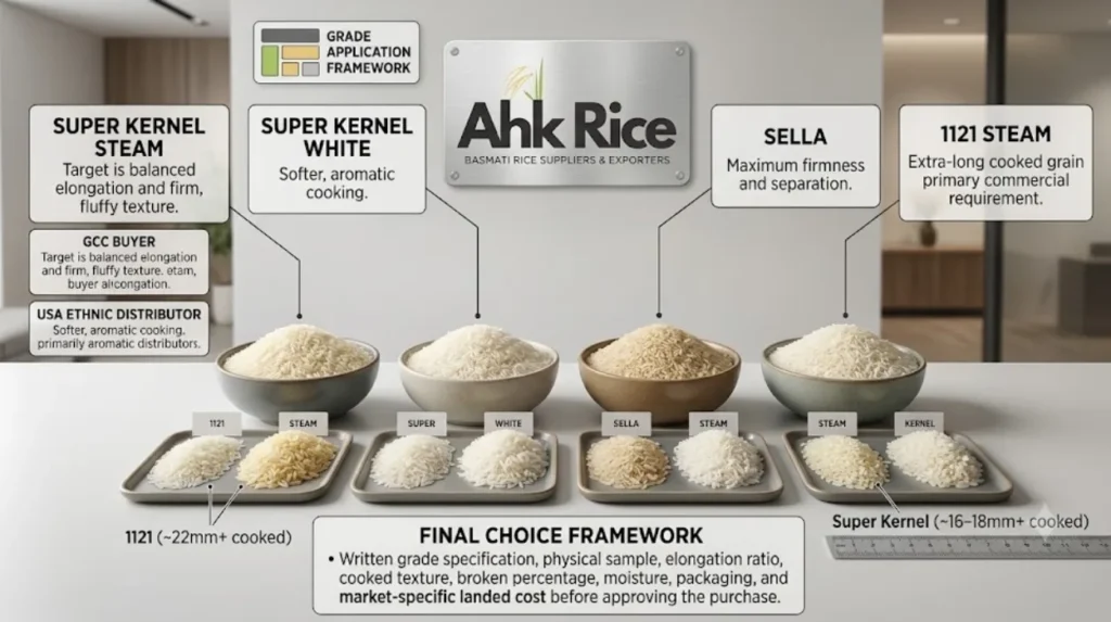 Which Super Kernel grade should a buyer choose?