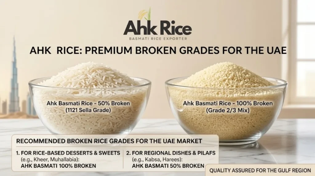 2% vs 5% Broken Basmati Rice: Which Grade Suits UAE Retail, HoReCa and Wholesale?