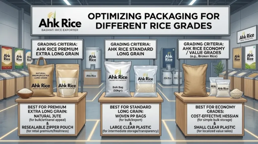 Jute, Non-Woven, BOPP and Zipper Pouch Bags: Choosing Retail and Bulk Rice Packaging