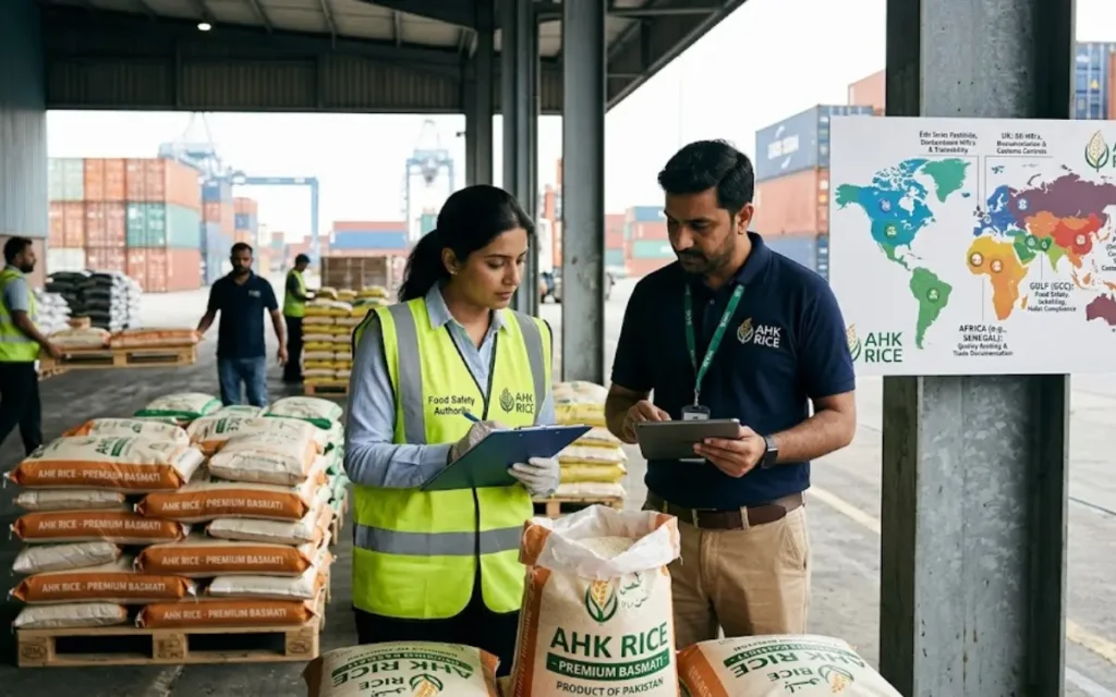 Which rice-importing markets require careful supplier qualification?