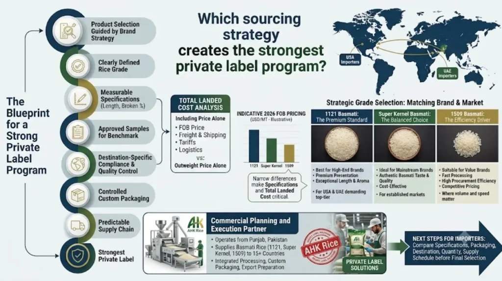 Which sourcing strategy creates the strongest private label program?