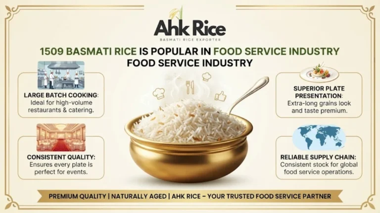 Why 1509 Basmati Rice Is Popular in Food Service Industry