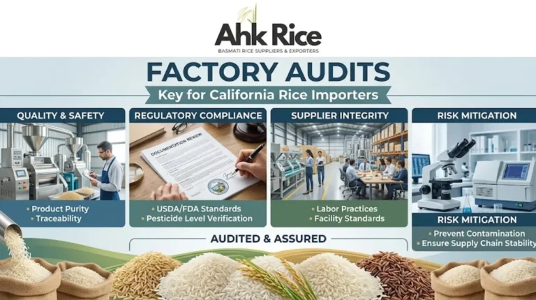 Why Are Factory Audits Important for California Rice Importers?