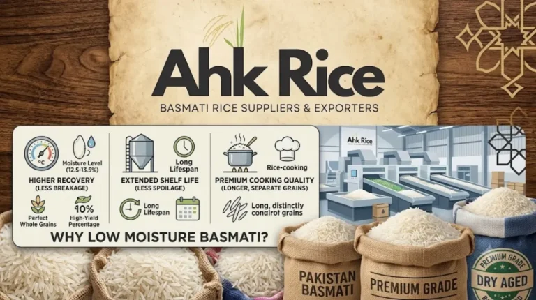 Why Do Premium Saudi Arabian Rice Brands Prefer Pakistan Basmati Rice with Lower Moisture Levels?