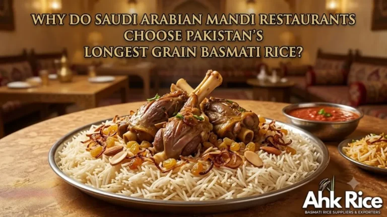 Why Do Saudi Arabian Mandi Restaurants Choose Pakistan's Longest Grain Basmati Rice