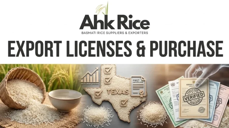 Why Do Texas Rice Importers Verify Export Licenses Before Purchasing?