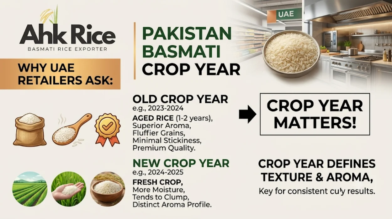 Why Do UAE Retailers and Hotels Ask About Crop Year in Pakistan Basmati Rice