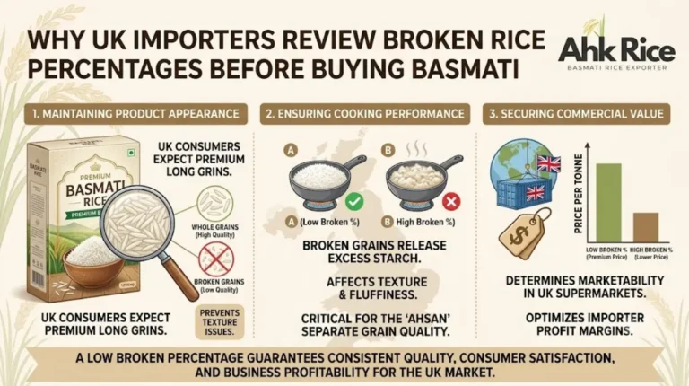 Why Do UK Importers Review Broken Percentages Before Buying Basmati Rice
