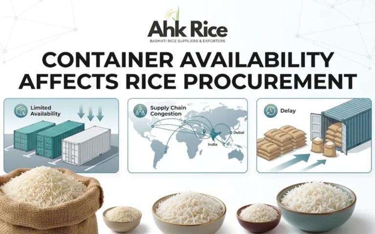 Why Does Container Availability Affect International Rice Procurement?