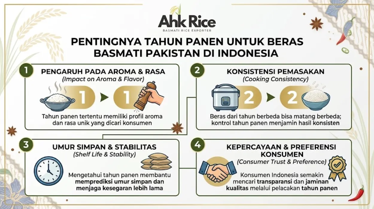Why Does Crop Year Matter for Pakistan Basmati Rice in Indonesia