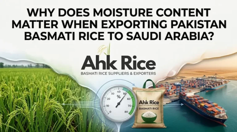 Why Does Moisture Content Matter When Exporting Pakistan Basmati Rice to Saudi Arabia?