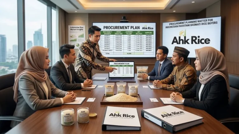 Why Does Procurement Planning Matter for Indonesian Pakistani Basmati Rice Buyers