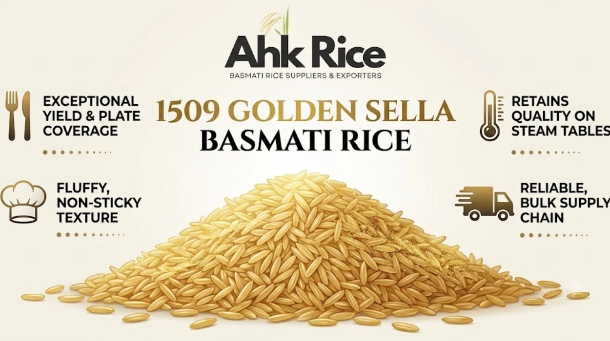 Why Foodservice Distributors Choose 1509 Golden Sella Basmati Rice