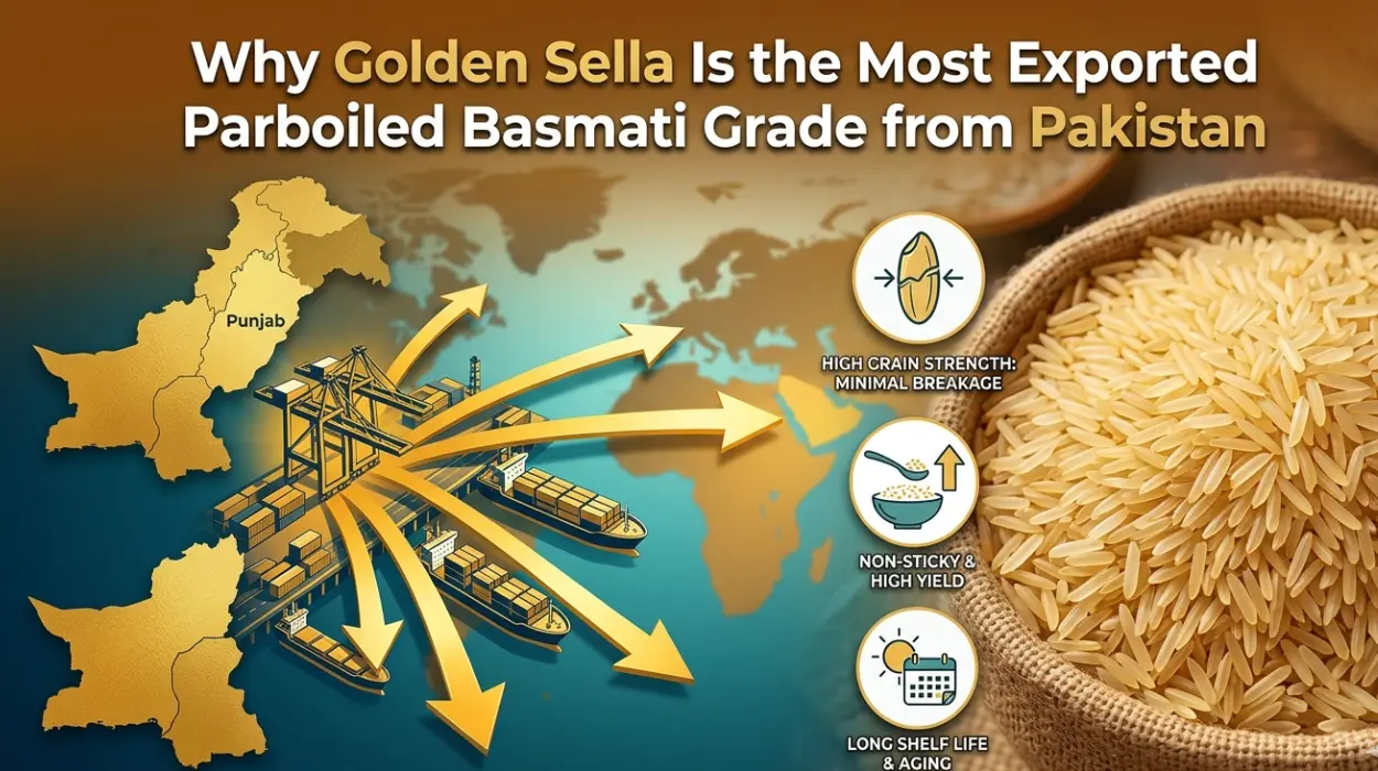 Why Golden Sella Is the Most Exported Parboiled Basmati Grade from Pakistan